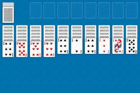 Freecell solitaire green felt